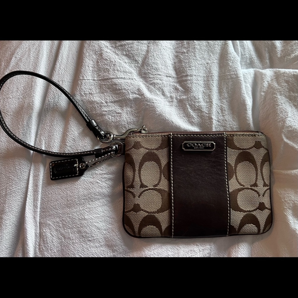 Authentic Coach wristlet
